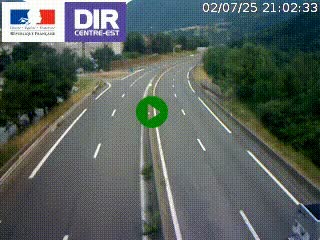 <h2>Caméra sur la Nationale 90 (N90) à La Léchère, en direction et à proximité d'Albertville</h2>