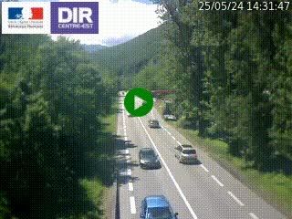 <h2>Web cam trafic à Vizille sur la nationale N85 en direction de Grenoble et en provenance de Briançon</h2>