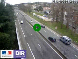 <h2>Webcam routière à Le Chambon-Feugerolles sur la RN88 entre Firminy et Saint-Etienne</h2>