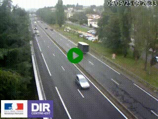 <h2>Webcam routière à Le Chambon-Feugerolles sur la RN88 entre Firminy et Saint-Etienne</h2>