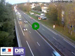 Webcam routière à Le Chambon-Feugerolles sur la RN88 entre Firminy et Saint-Etienne
