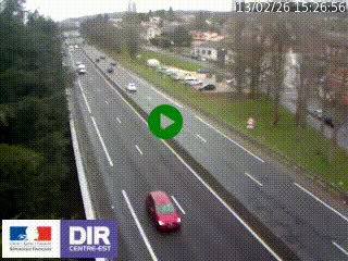 <h2>Webcam routière à Le Chambon-Feugerolles sur la RN88 entre Firminy et Saint-Etienne</h2>