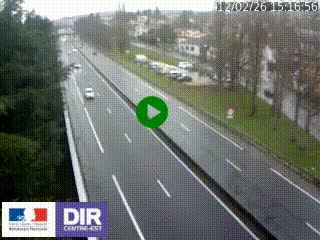<h2>Webcam routière à Le Chambon-Feugerolles sur la RN88 entre Firminy et Saint-Etienne</h2>