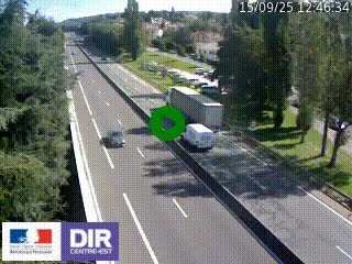 <h2>Webcam routière à Le Chambon-Feugerolles sur la RN88 entre Firminy et Saint-Etienne</h2>