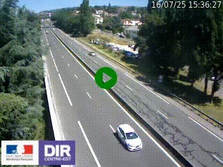 Webcam routière à Le Chambon-Feugerolles sur la RN88 entre Firminy et Saint-Etienne