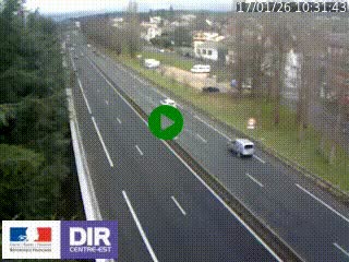 <h2>Webcam routière à Le Chambon-Feugerolles sur la RN88 entre Firminy et Saint-Etienne</h2>