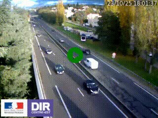 Webcam routière à Le Chambon-Feugerolles sur la RN88 entre Firminy et Saint-Etienne