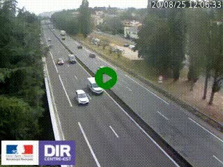 <h2>Webcam routière à Le Chambon-Feugerolles sur la RN88 entre Firminy et Saint-Etienne</h2>