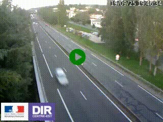 Webcam routière à Le Chambon-Feugerolles sur la RN88 entre Firminy et Saint-Etienne