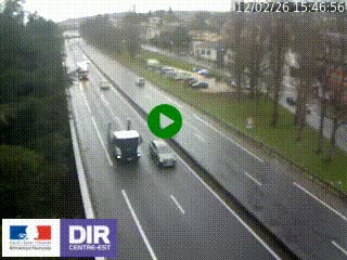 Webcam routière à Le Chambon-Feugerolles sur la RN88 entre Firminy et Saint-Etienne