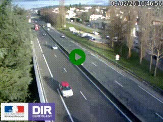 <h2>Webcam routière à Le Chambon-Feugerolles sur la RN88 entre Firminy et Saint-Etienne</h2>