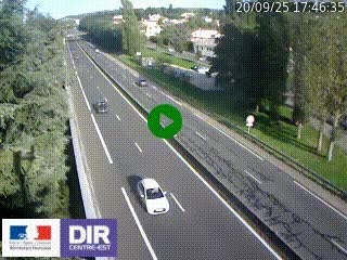 <h2>Webcam routière à Le Chambon-Feugerolles sur la RN88 entre Firminy et Saint-Etienne</h2>