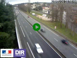 <h2>Webcam routière à Le Chambon-Feugerolles sur la RN88 entre Firminy et Saint-Etienne</h2>