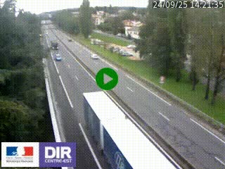 <h2>Webcam routière à Le Chambon-Feugerolles sur la RN88 entre Firminy et Saint-Etienne</h2>