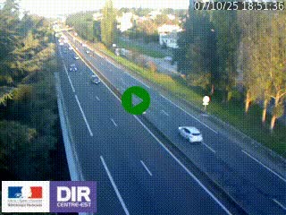 Webcam routière à Le Chambon-Feugerolles sur la RN88 entre Firminy et Saint-Etienne