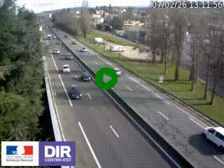 <h2>Webcam routière à Le Chambon-Feugerolles sur la RN88 entre Firminy et Saint-Etienne</h2>