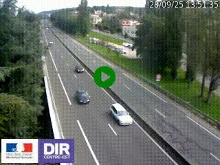 <h2>Webcam routière à Le Chambon-Feugerolles sur la RN88 entre Firminy et Saint-Etienne</h2>