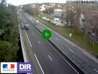 <h2>Webcam routière à Le Chambon-Feugerolles sur la RN88 entre Firminy et Saint-Etienne</h2>
