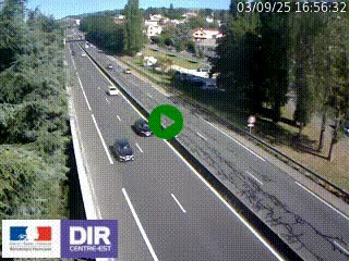 <h2>Webcam routière à Le Chambon-Feugerolles sur la RN88 entre Firminy et Saint-Etienne</h2>