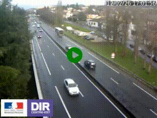 <h2>Webcam routière à Le Chambon-Feugerolles sur la RN88 entre Firminy et Saint-Etienne</h2>