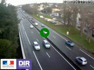 <h2>Webcam routière à Le Chambon-Feugerolles sur la RN88 entre Firminy et Saint-Etienne</h2>
