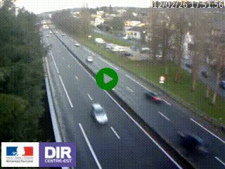 <h2>Webcam routière à Le Chambon-Feugerolles sur la RN88 entre Firminy et Saint-Etienne</h2>