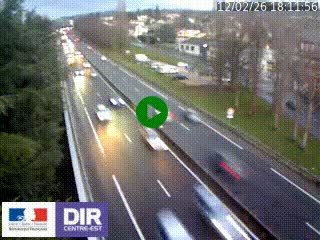 <h2>Webcam routière à Le Chambon-Feugerolles sur la RN88 entre Firminy et Saint-Etienne</h2>