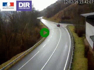 <h2>Caméra trafic sur la N90 à Bourg-Saint-Maurice, en provenance d'Aoste et en direction d'Albertville</h2>