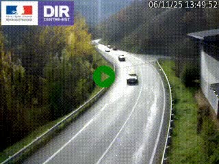 <h2>Caméra trafic sur la N90 à Bourg-Saint-Maurice, en provenance d'Aoste et en direction d'Albertville</h2>