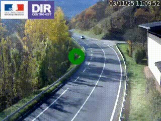 <h2>Caméra trafic sur la N90 à Bourg-Saint-Maurice, en provenance d'Aoste et en direction d'Albertville</h2>