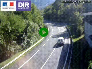<h2>Caméra trafic sur la N90 à Bourg-Saint-Maurice, en provenance d'Aoste et en direction d'Albertville</h2>