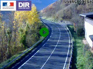 <h2>Caméra trafic sur la N90 à Bourg-Saint-Maurice, en provenance d'Aoste et en direction d'Albertville</h2>