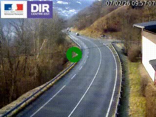 <h2>Caméra trafic sur la N90 à Bourg-Saint-Maurice, en provenance d'Aoste et en direction d'Albertville</h2>