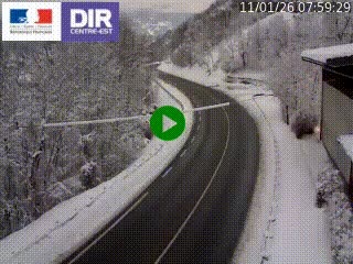 <h2>Caméra trafic sur la N90 à Bourg-Saint-Maurice, en provenance d'Aoste et en direction d'Albertville</h2>