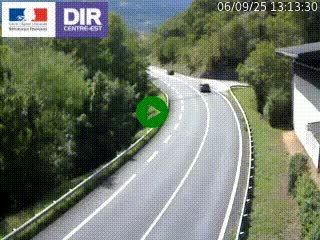 <h2>Caméra trafic sur la N90 à Bourg-Saint-Maurice, en provenance d'Aoste et en direction d'Albertville</h2>