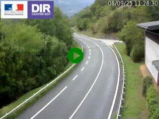 <h2>Caméra trafic sur la N90 à Bourg-Saint-Maurice, en provenance d'Aoste et en direction d'Albertville</h2>