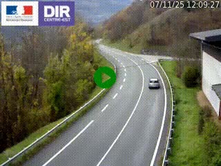 <h2>Caméra trafic sur la N90 à Bourg-Saint-Maurice, en provenance d'Aoste et en direction d'Albertville</h2>