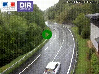 <h2>Caméra trafic sur la N90 à Bourg-Saint-Maurice, en provenance d'Aoste et en direction d'Albertville</h2>