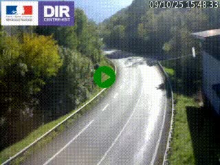 Caméra trafic sur la N90 à Bourg-Saint-Maurice, en provenance d'Aoste et en direction d'Albertville