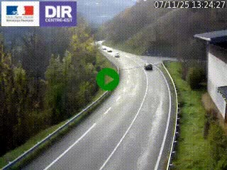 <h2>Caméra trafic sur la N90 à Bourg-Saint-Maurice, en provenance d'Aoste et en direction d'Albertville</h2>