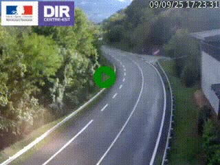 Caméra trafic sur la N90 à Bourg-Saint-Maurice, en provenance d'Aoste et en direction d'Albertville