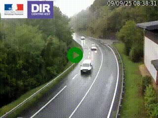 <h2>Caméra trafic sur la N90 à Bourg-Saint-Maurice, en provenance d'Aoste et en direction d'Albertville</h2>