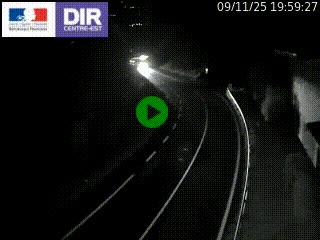 Caméra trafic sur la N90 à Bourg-Saint-Maurice, en provenance d'Aoste et en direction d'Albertville