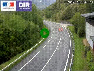 <h2>Caméra trafic sur la N90 à Bourg-Saint-Maurice, en provenance d'Aoste et en direction d'Albertville</h2>