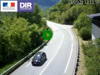 <h2>Caméra trafic sur la N90 à Bourg-Saint-Maurice, en provenance d'Aoste et en direction d'Albertville</h2>