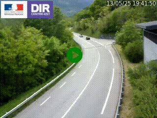 <h2>Caméra trafic sur la N90 à Bourg-Saint-Maurice, en provenance d'Aoste et en direction d'Albertville</h2>