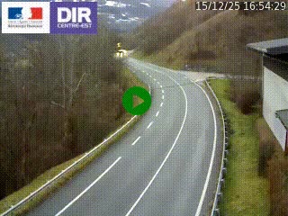 <h2>Caméra trafic sur la N90 à Bourg-Saint-Maurice, en provenance d'Aoste et en direction d'Albertville</h2>