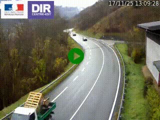 <h2>Caméra trafic sur la N90 à Bourg-Saint-Maurice, en provenance d'Aoste et en direction d'Albertville</h2>