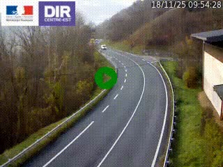 <h2>Caméra trafic sur la N90 à Bourg-Saint-Maurice, en provenance d'Aoste et en direction d'Albertville</h2>