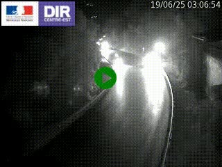 Caméra trafic sur la N90 à Bourg-Saint-Maurice, en provenance d'Aoste et en direction d'Albertville